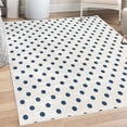 thumbnail image 1 of Polka Dot Decorative Rug, Classic Old Fashioned Repeated Circles Round Forms Retro Illustration, Quality Carpet for Bedroom Dorm and Living Room, 6 Sizes, Petrol Blue, by Ambesonne, 1 of 4