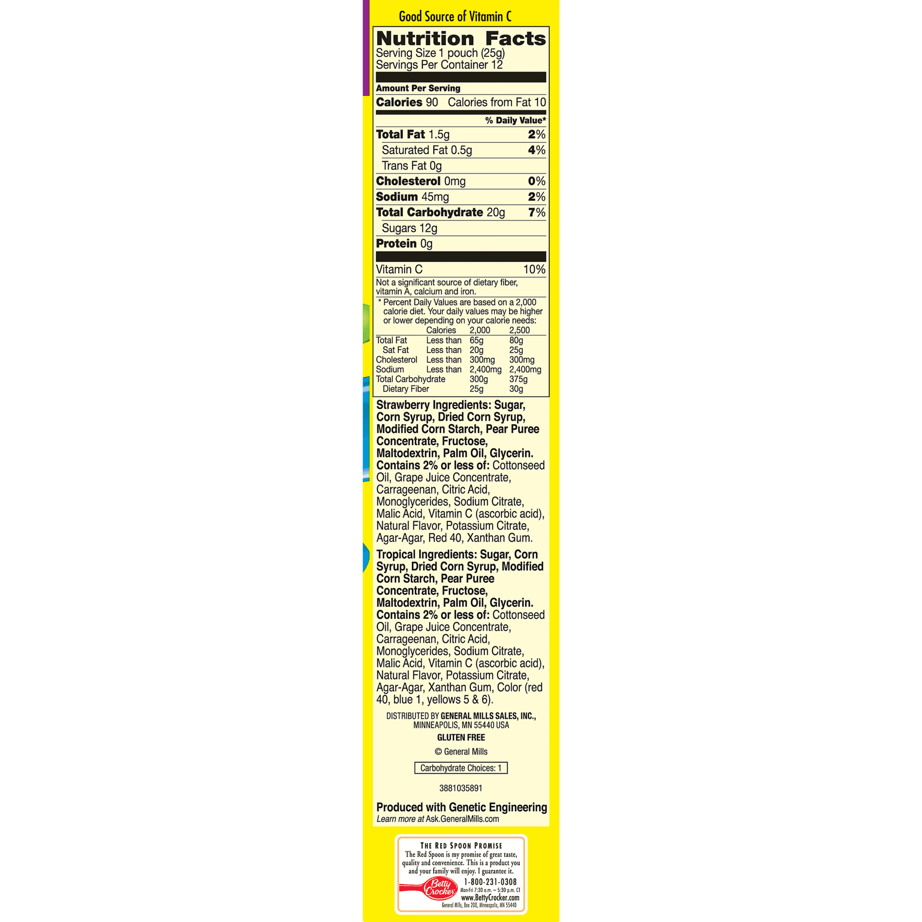 Fruit Snacks Gushers Variety Snack Pack 12 Pouches 0.9 oz Each
