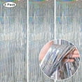 thumbnail image 4 of FloreceBien - Paquete de 3 cortinas con flecos para decoración de fiestas, bodas, graduaciones, cumpleaños, Navidad, eventos, fiestas, suministros de 1 x 2 m, 4 of 5
