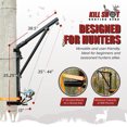 thumbnail image 3 of Kill Shot Portable Tree Mount Deer Hoist, Steel Crank & Chain, Carry Bag, Black, 3 of 8