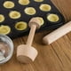 thumbnail image 4 of Moldes para hornear, molde para pasteles de madera de doble cabezal, base para bocadillos, mango para utensilios de cocina, mango de madera para molde, 4 of 8