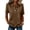 W9-Brown, variant on Womens Polo Shirts Short Sleeve Lapel Collar Shirts Button Solid Color Tshirts Loose Summer Vacation Trendy Business Blouses,Light Brown M
