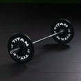 thumbnail image 6 of Titan Fitness Olympic Technique Training Barbell, 6 FT Chrome Finish, 15 KG(33lb) 28MM Shaft, Rated 500 LB, Weightlifting Bar, 6 of 10