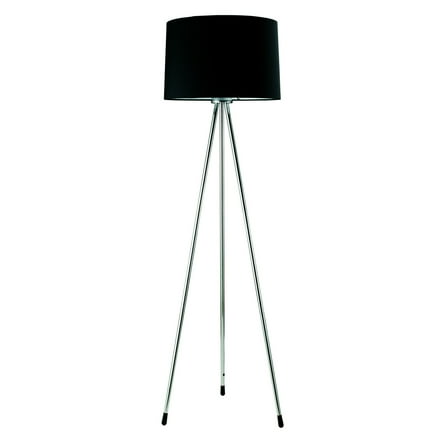 Modern Floor Lamp - Stylish White Shade, 3 Leg Design, Contemporary Lighting for Living Room, Bedroom
