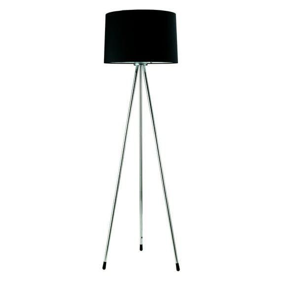 Modern Floor Lamp - Stylish White Shade, 3 Leg Design, Contemporary Lighting for Living Room, Bedroom