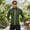 Armygreen-yellow-Large, variant on Armygreen-yellow Medium Men's Winter Thermal Windproof Cycling Running Jacket