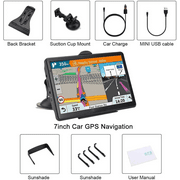 Gps Navigation for Car/Truck Touch Screen Maps w/ Spoken Direction 7