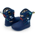 thumbnail image 3 of JAN & JUL Kids Sherpa-Lined Waterproof Snow Boots (Space Dinos, Size 8 Toddlers), 3 of 6