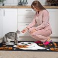 thumbnail image 4 of Set Of 2 Halloween Kitchen Rugs Spooky Trick or Treat Kitchen Floor Mat Non Skid Rugs for Kitchen Floorfor Outdoor Bedroom (47x17+30x17 Inches), 4 of 7