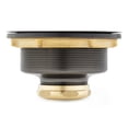 thumbnail image 3 of Signature Hardware 902367 3-1/2" Basket Strainer For Sinks Up To 7/8" Thick - Brass, 3 of 7