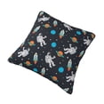 thumbnail image 2 of Rateoe Space Pattern Throw Pillow Cover Premium Pillow Stuffer Sham Square for Decorative Cushion Bed Couch Sofa(Pillow insert not included), 2 of 8