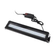 thumbnail image 1 of Fish Tank Light,LED Aquarium Light Color Changing 3 Levels 4 Rows Fish Tank LED Light with Extendable Brackets Black, 1 of 7