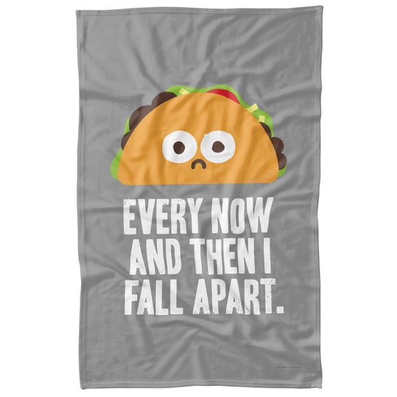 bCreative Blanket, 36'x58' David Olenick Taco Eclipse of The Heart Fleece Blanket