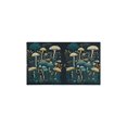 thumbnail image 3 of Eye-Catching 2-Piece Red Mushroom Kitchen Rugs & Mats - Non-Slip, Cushioned - Adds Boho Style to Kitchen, Sink, Laundry, Bathroom - Unique Home Decor, 17x30 & 17x47 inches, 3 of 7