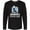 AB-Black, variant on Inktastic Grandpa Funny Lawn Mowing Long Sleeve T-Shirt