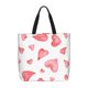 thumbnail image 1 of Balery Pink Hearts Bolsa de Mano para Mujeres con Cremallera, Bolsa de Gimnasio con Compartimentos, Bolsa para Laptop, Bolsa para Trabajo, 1 of 6