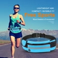 thumbnail image 5 of Yucurem Mini Jogging Waist Bags, Running Elastic Belt Waist Pack, Mobile Phone Pouch for Outdoor Sport (Blue), 5 of 9