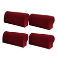 thumbnail image 1 of Protector de Sillón de 2 Pares rojo Sunnimix, 1 of 8