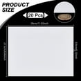 thumbnail image 2 of 20 pc 20 Sheets Corrugated Plastic Sheets 28x21.5cm/11x8.5inch Blank Yard Lawn Signs 3mm Thick Rectangle Corrugated Sign Board Plastic Fluted Sheets for Advertising Board Model DIY Crafts White, 2 of 8