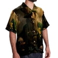 thumbnail image 2 of Saint Patrick's Day Men's Short Sleeve Spread Collar Poplin Button Down Casual Printed Summer Beach Unisex Shirts, 2 of 6