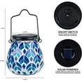thumbnail image 3 of WONDER GARDEN Mosaic Outdoor Solar Lights-  Waterproof and durable 360° Wide Angle Solar Hanging Light - Create a warm and comfortable home-Patio Decor for Garden Yard Backyard Porch Table Pathway, 3 of 7