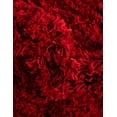 thumbnail image 4 of Unique Loom Marilyn Monroe Opulence Shag Collection Area Rug - (4' 1" x 6' 1" Oval Lipstick), 4 of 9