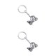 thumbnail image 3 of Jumpingount LLavero de motocicleta diseño Simple Metal motocicleta colgante llavero anillo vacaciones cumpleaños regalo plata 2piezas Jumpingount CBP014227, 3 of 6