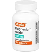 Rugby Magnesium Oxide 400 mg Tablets 120 Count