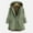 003 Green, variant on Womens Fuzzy Velvet Hooded Plaid Outwear Coats Long Sleeve Casual Soft Cozy Button Down Sweater Coats With Pockets