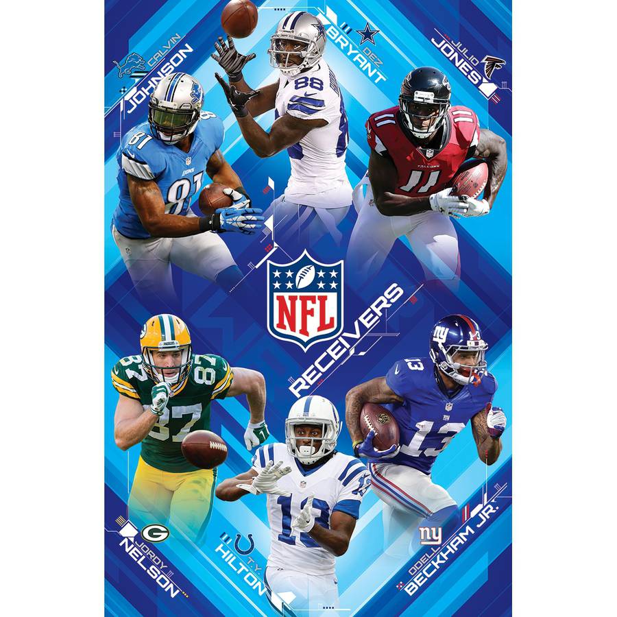 NFL Receivers 2015 Poster 22"X34"