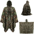 thumbnail image 2 of SeekLGT 3D Camouflage Cloak Tactical Ghillie Suit Poncho Quick Drying Thermal Camouflage Leafy Gear for Hunting Photography Bird Watching, 2 of 8