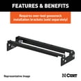 thumbnail image 3 of CURT 65500 Over-Bed Flat Plate Gooseneck Hitch, 30,000 lbs, 2-5/16-Inch Ball, 3 of 3
