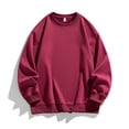 thumbnail image 1 of pstuiky camisa de manga larga para hombre, Camisa blusa con capucha ligera de color liso para hombre con cuello redondo suelto y base de regazo top de hombre xxl, 1 of 4