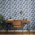 thumbnail image 3 of S4Sassy Tropical Palm Tree Wallpaper - Blue Wall Covering, 25" X 360" Self-Adhesive Vinyl Walls Paper, Decorative Wallwrap, Easy Diy Walls Covering For Bedroom, Living Room, Living Space, 3 of 9