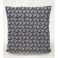 thumbnail image 2 of Floral Damask Pillowcase / Pillow Cover by Penny's Needful Things (20 x 20) (Navy Blue), 2 of 4