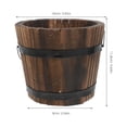 thumbnail image 2 of HEANUJJ 2 Pcs Ensemble de Plantation de Succulentes en Bois Rustique Brun, 2 of 6