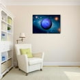 thumbnail image 3 of wall26 - Astronomy Canvas Wall Art - Planet Neptune in Solar System - Gallery Wrap Modern Home Art | Ready to Hang - 12x18 inches, 3 of 4