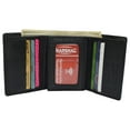 thumbnail image 5 of RFID Leather Trifold Wallet with 9 Card Slots 2 Note Pocket & 2 ID Windows, 5 of 35