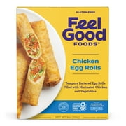 Feel Good Foods Gluten-Free Chicken Egg Rolls, 9oz