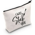 thumbnail image 1 of Nurse Gift Nursing Graduation Gifts Nurses Practitioner Bag I Will Stab You Cosmetic Bag Nurses Day Gift, 1 of 5