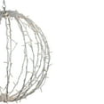 thumbnail image 6 of Northlight LED Lighted 3D Hanging Sphere Christmas Decoration – Warm White - 23", 6 of 6