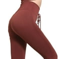 thumbnail image 3 of Sonducket Mallas acanaladas sin costuras para mujer, ropa deportiva para Fitness, pantalones de levantamiento de cadera, entrenamiento para Prendas para la parte inferior del cuerpo Verde L, 3 of 6
