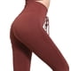 thumbnail image 4 of Sonducket Mallas acanaladas sin costuras para mujer, ropa deportiva para Fitness, pantalones de levantamiento de cadera, entrenamiento para Prendas para la parte inferior del cuerpo Gris L, 4 of 6