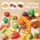 thumbnail image 5 of Set de accesorios de cocina CUTE STONE Kids with Play Food Girls Boys, 5 of 9