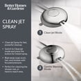 thumbnail image 3 of Better Homes & Gardens 8-Function Handshower with Power Spray & Clean Jet in Matte Black, 3 of 13