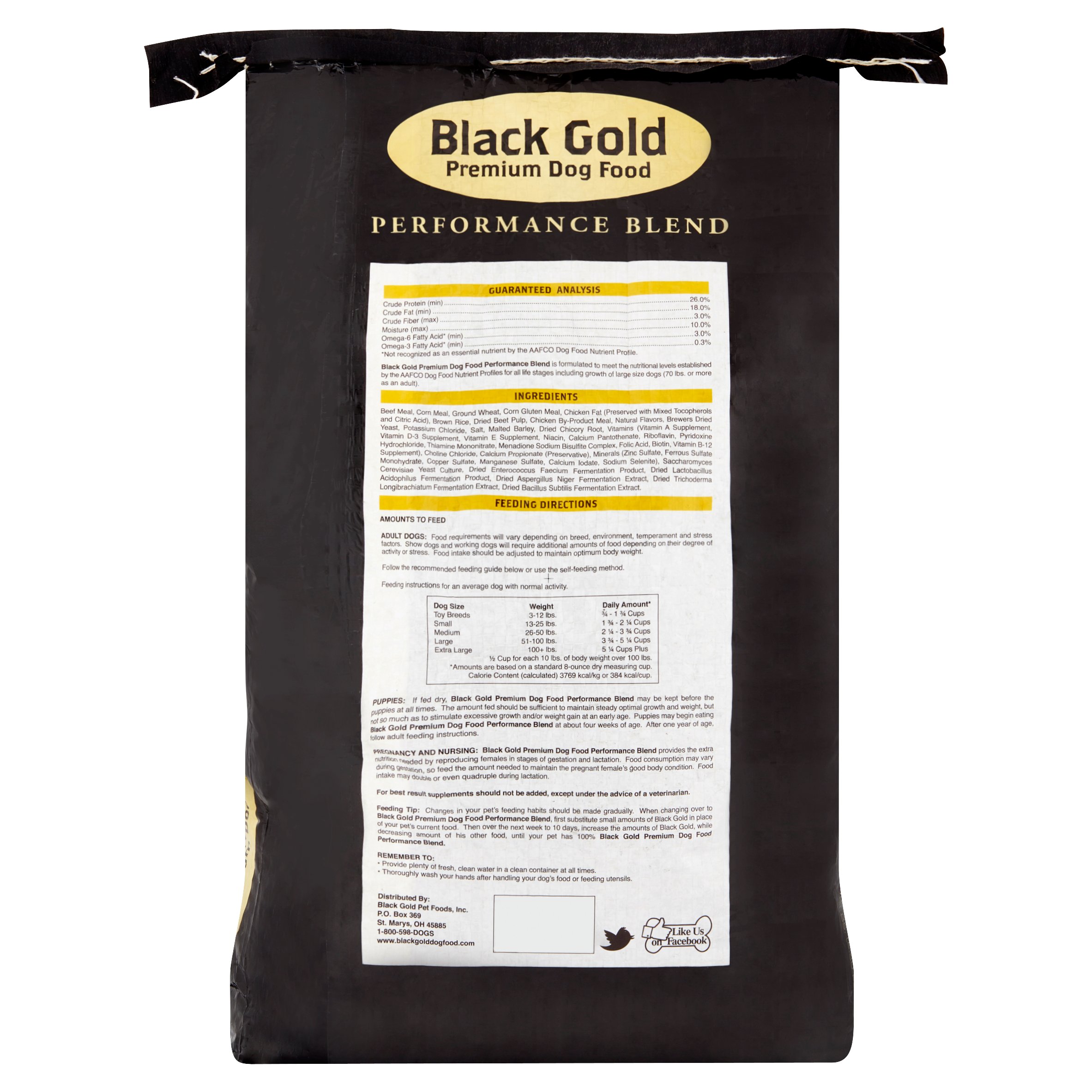 black gold dog food walmart