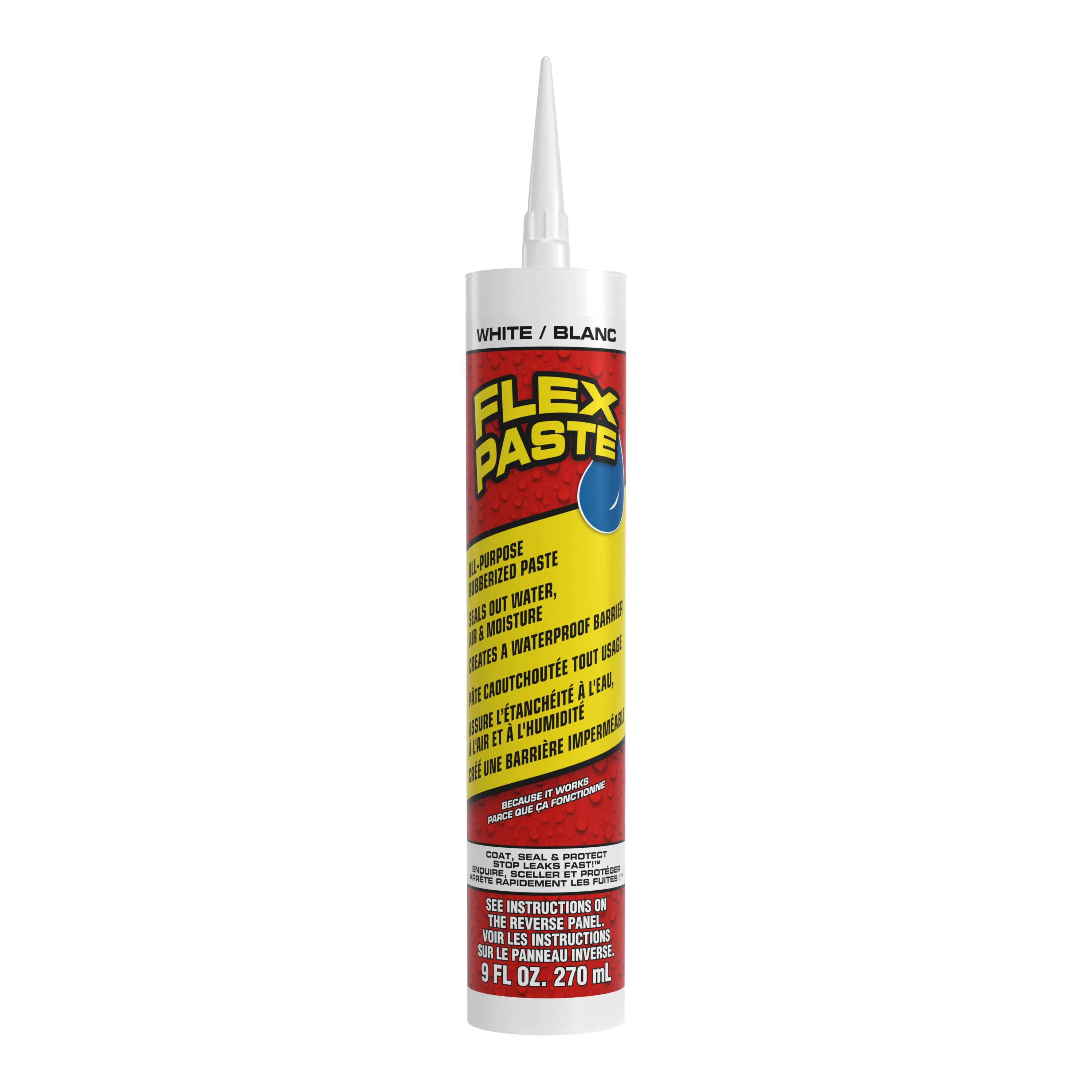 FLEX PASTE BLANC 1 LB PÂTE DE CAOUTCHOUC SUPER ÉPAISSE ARRÊTE LES FUITES RAPIDEMENT!
