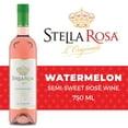 thumbnail image 4 of Stella Rosa Watermelon Semi-Sweet Moscato Rose Wine, 750ml Glass Bottle, Piedmont, Italy, 4 of 17