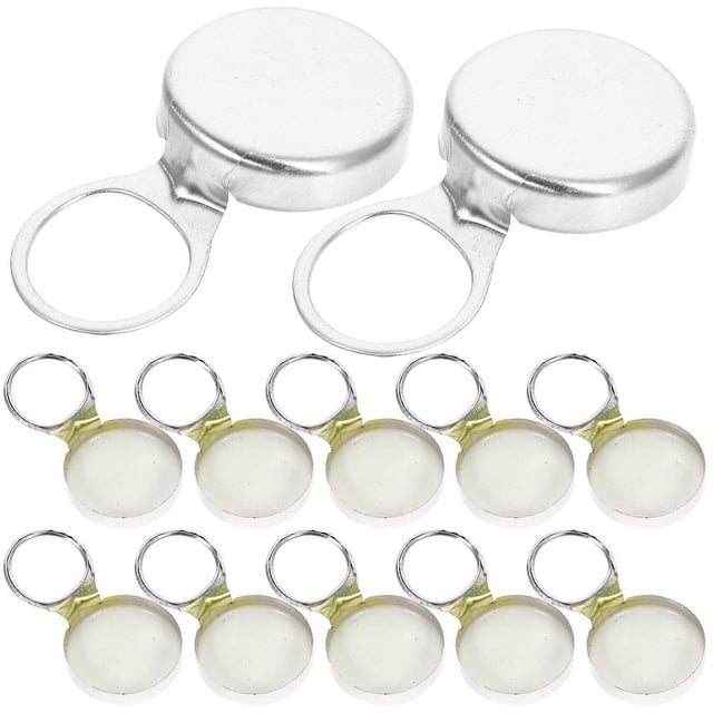 24pcs Reusable Soda Bottle Caps Functional Soda Can Covers Lids Aluminum Bottle Caps