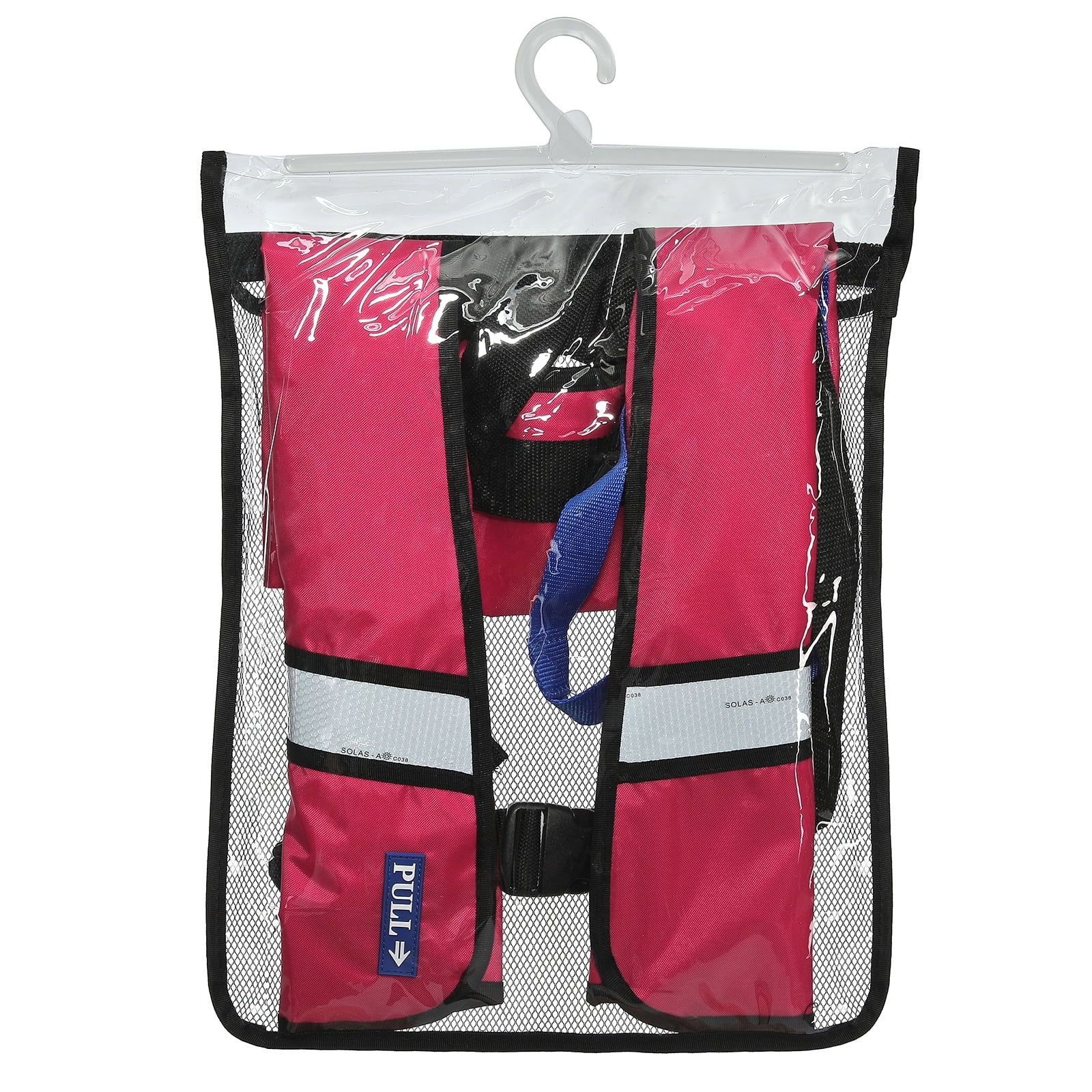 GOTGELIF Automatic Inflatable Life Jacket with Reflectors Safety Adult Life Jacket PFD Survival Buoyancy Life Vest for Boating Fishing Sailing Kayaking Surfing Paddling (Max Waist Size: 50'')